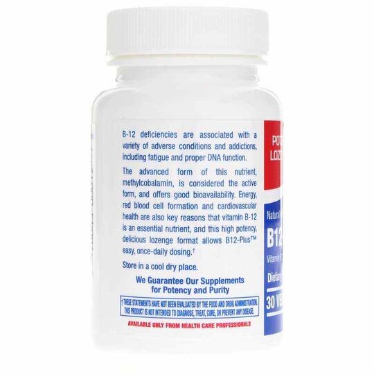 B12-Plus 1000 Mcg, 30 Veg Lozenges, ANL