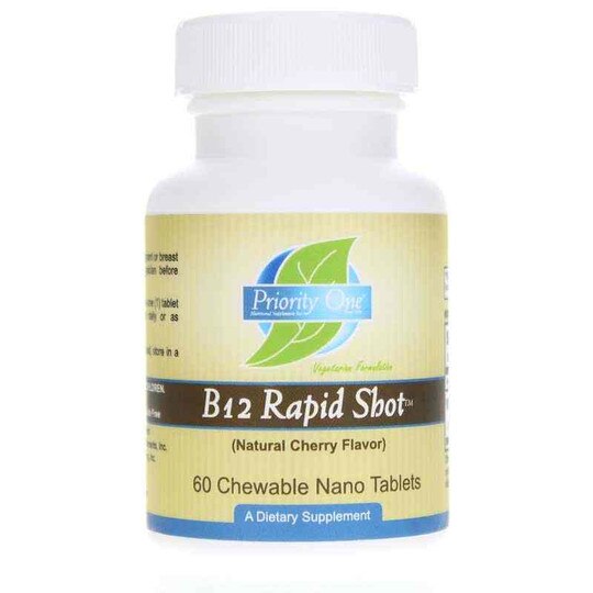 B12 Rapid Shot, 60 Chewable Tablets, PRTO