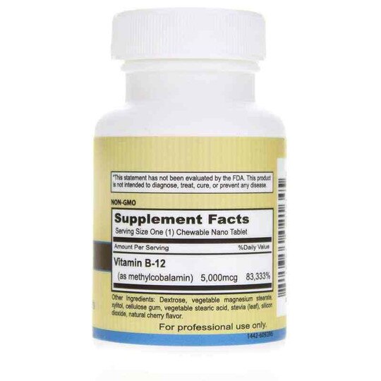 B12 Rapid Shot, 60 Chewable Tablets, PRTO