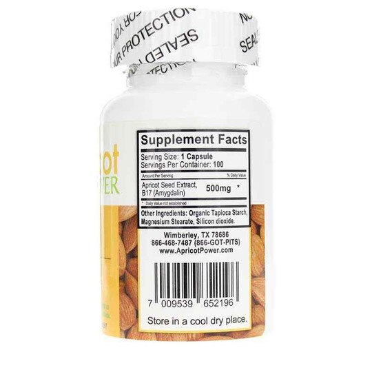B17 Amygdalin 500 Mg, 100 Capsules, APP