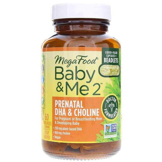 Baby & Me 2 Prenatal DHA & Choline, 60 Liquid Capsules, MGF