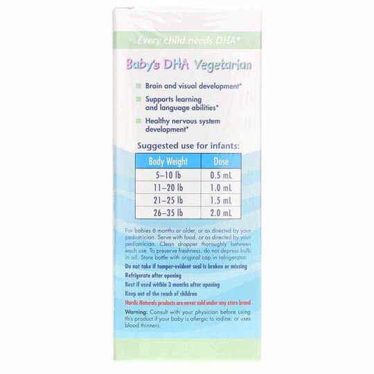 Baby's DHA Vegetarian, 1 Oz, NRN