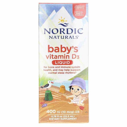 Baby's Vitamin D3 400 IU, 0.76 Oz, NRN