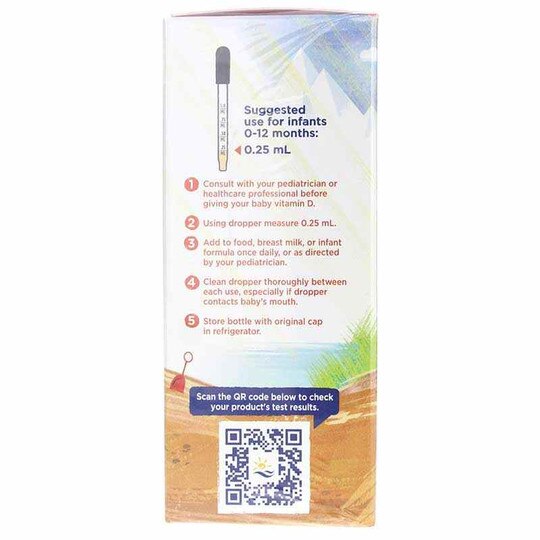 Baby's Vitamin D3 400 IU, 0.76 Oz, NRN