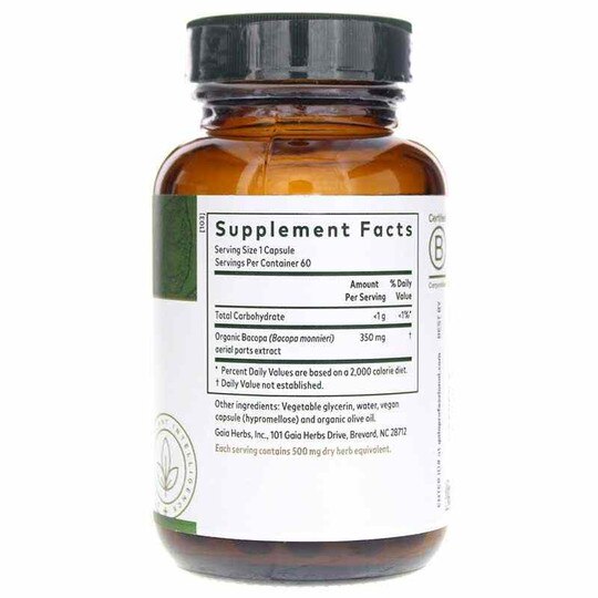 Bacopa, 60 Liquid Phyto Caps, GPS