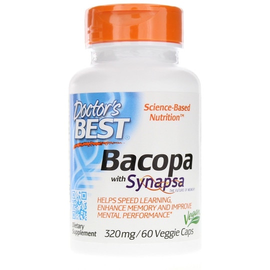 Bacopa with Synapsa 320 Mg, 60 Veg Capsules, DRB
