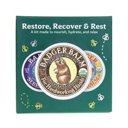 Badger Balm Restore, Recover & Rest Mini Sampler