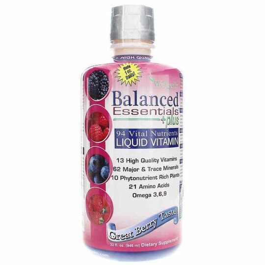 Balanced Essentials Liquid Multivitamin, 32 Oz, WGX