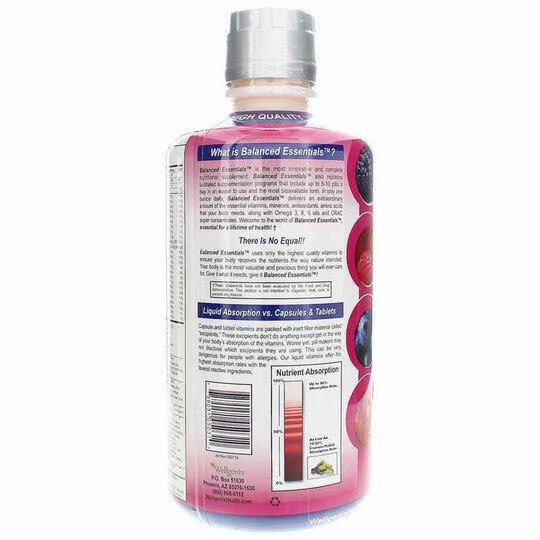 Balanced Essentials Liquid Multivitamin, 32 Oz, WGX