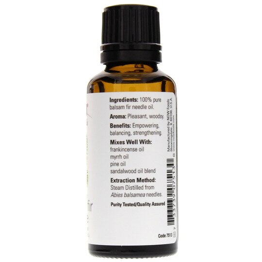 Balsam Fir Needle Essential Oil, 1 Oz, NOW