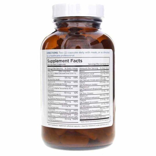 Basic Maintenance Multivitamin w/o Iron Plus Vitamin D3, MTM