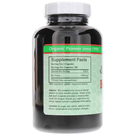 Bee Pollen Capsules, 200 Capsules, YSO