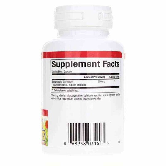 Bee Propolis 500 Mg, 90 Capsules, NF