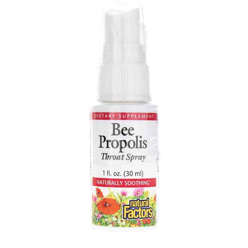Bee Propolis Throat Spray, Natural Factors