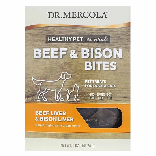 Beef & Bison Bites for Dogs & Cats, 5 Oz, DRM