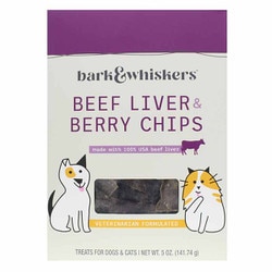 Beef Liver & Berry Chips for Dogs & Cats