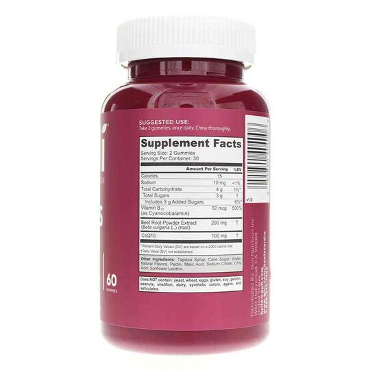 Beets Cardio Gummies, 60 Gummies, GNI