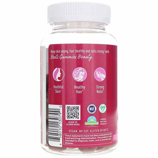 Beets Gummies Beauty Raspberry, 60 Gummies, GOL
