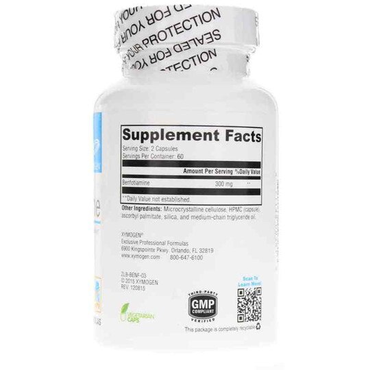Benfotiamine, 120 Veg Capsules, XYM