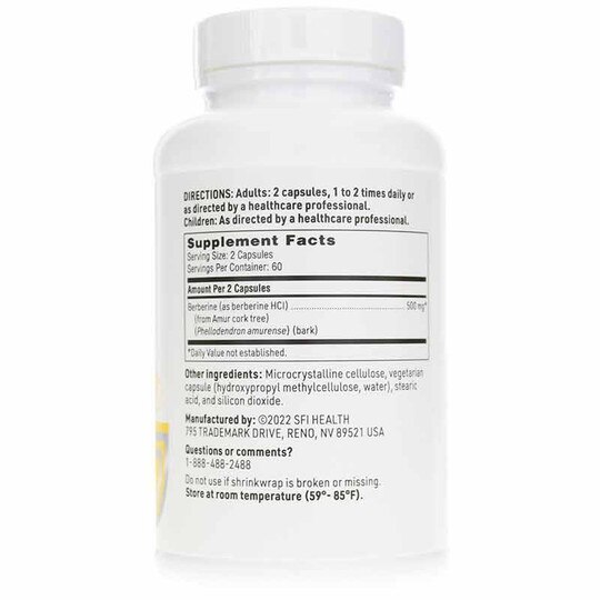 Berberine, 120 Capsules, KL