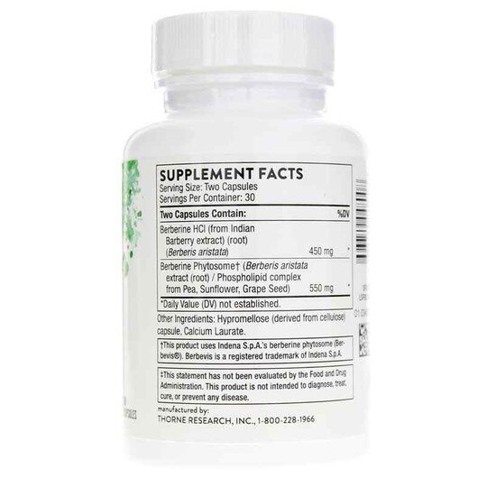 Berberine, 60 Capsules, THR