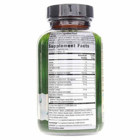 Berberine-Body + Fat Burner, 56 Liquid Softgels, IRN