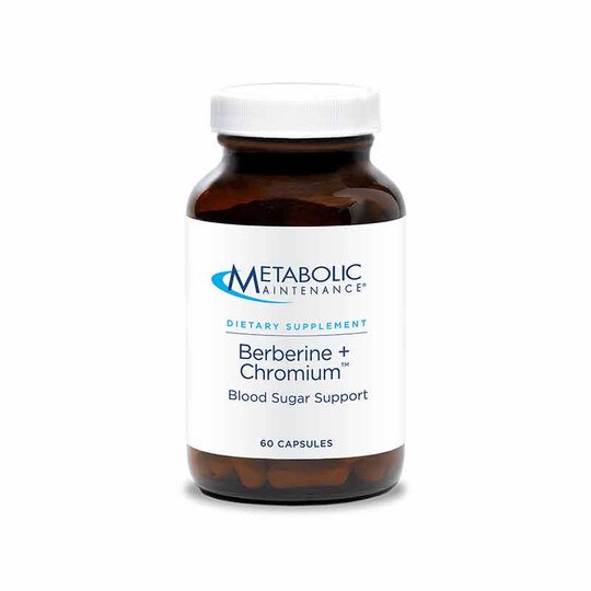 Berberine + Chromium Blood Sugar Support, 60 Capsules, MTM