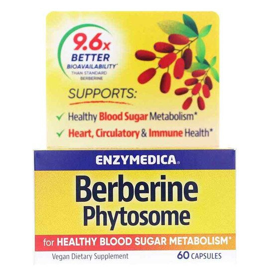 Berberine Phytosome, 60 Capsules, ENZ