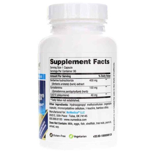 Berberine VasoQX, 90 Veg Capsules, NUM