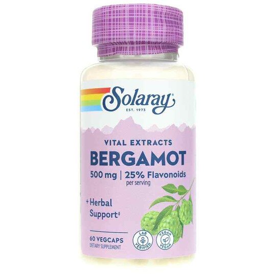 Bergamot 500 Mg, 60 Veg Capsules, SLR