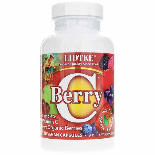 Berry-C Complete Vitamin C, 120 Veg Capsules, LDK