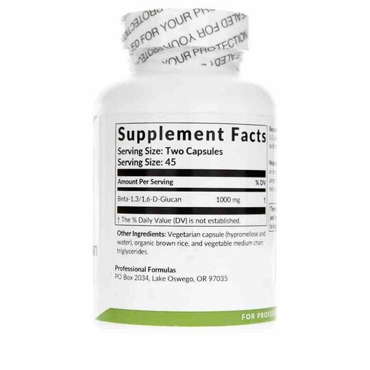 Beta-Glucan Immune Support Capsules, 90 Capsules, PCHF