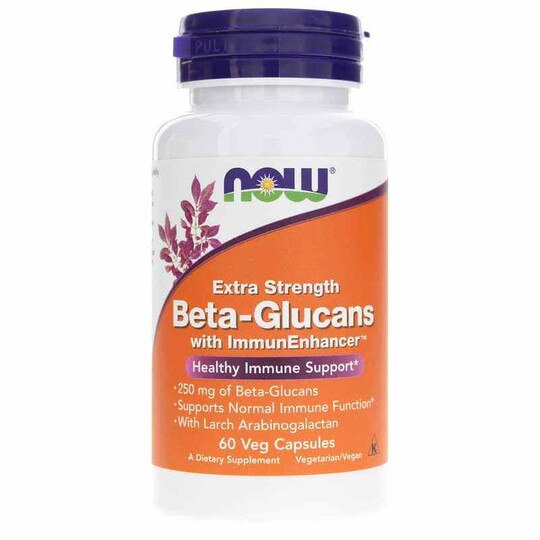 Beta-Glucans with ImmunEnhancer, 60 Veg Capsules, NOW