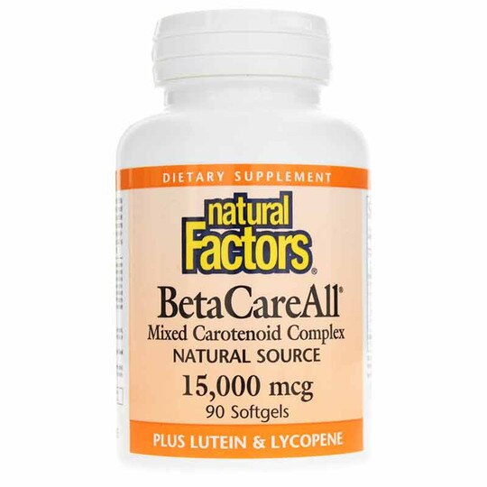 BetaCareAll Mixed Carotenoid Complex 25000 IU, 90 Softge, NF