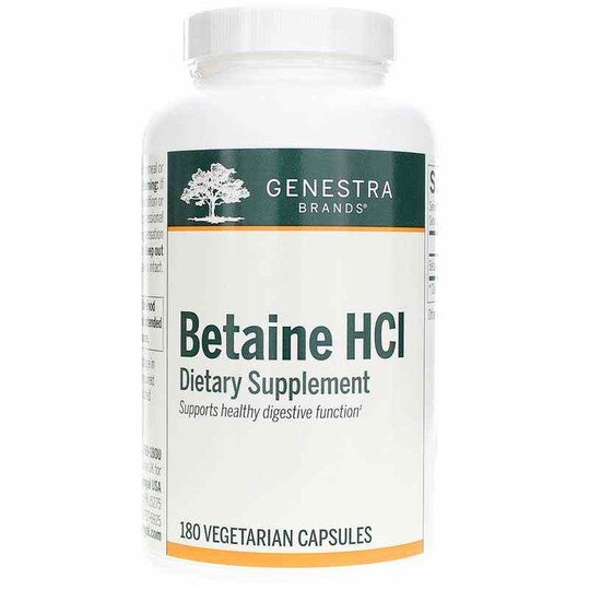 Betaine HCl, 180 Veg Capsules, GEN
