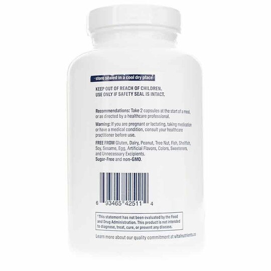 Betaine HCl Pepsin Gentian Root Extract, 225 Capsules, VTN