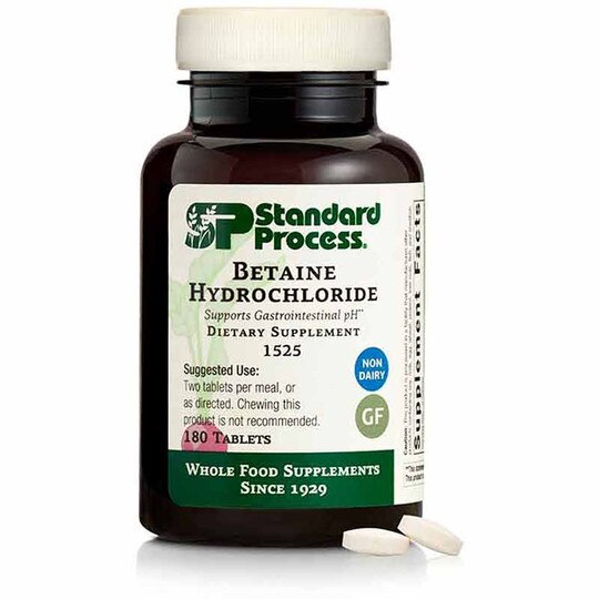 Betaine Hydrochloride, 180 Tablets, SP