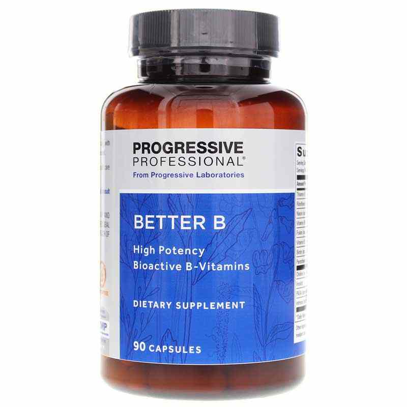 Better B High Potency B Vitamins, Progressive Labs