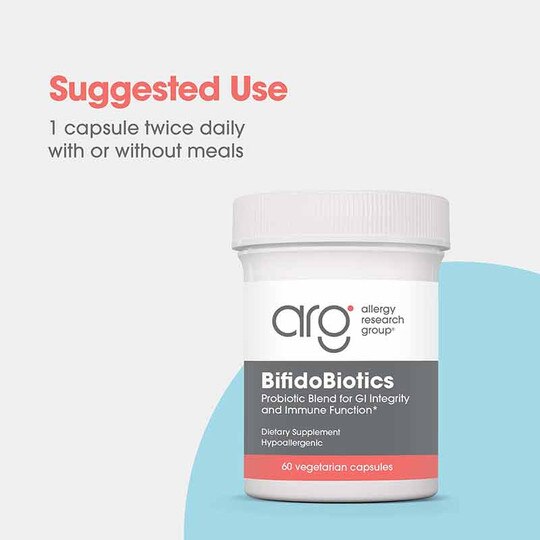 Bifido Biotics, 60 Capsules, ARG