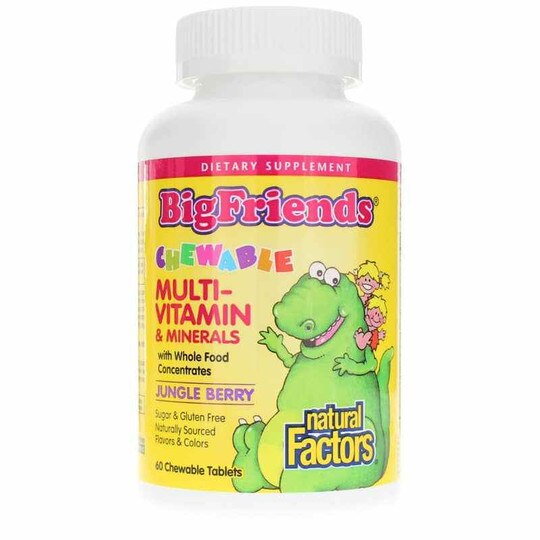 BigFriends Chewable Multivitamin Jungle Berry, 60 Chewab, NF