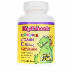 BigFriends Chewable Vitamin C 250 Mg Orange