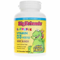 BigFriends Chewable Vitamin D3 400 IU Berry 1