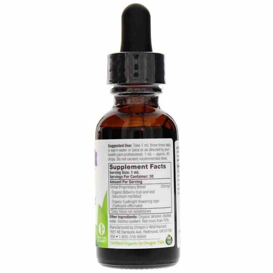 Bilberry Eyebright Liquid, 1 Oz, OWH