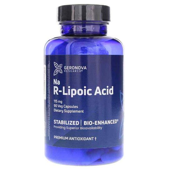 Bio-Enhanced R-Lipoic Acid 115 Mg, 90 Veg Capsules, GNR