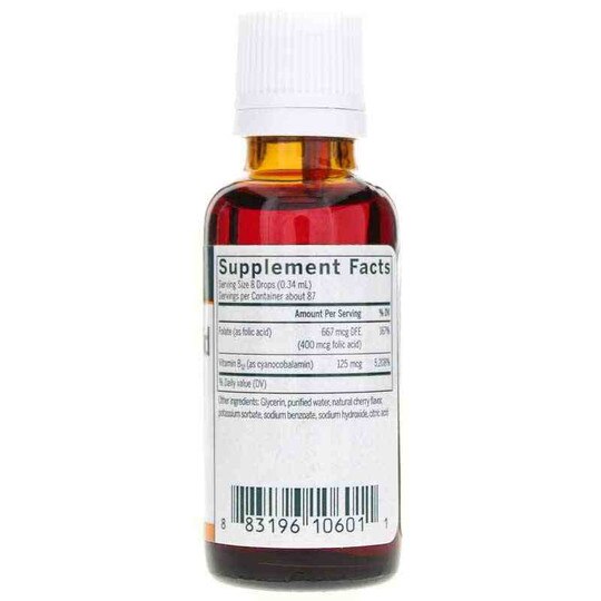 Bio Folic Acid + B12 Liquid, Genestra