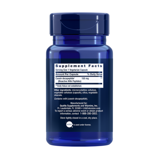 BioActive Milk Peptides, 30 Capsules, LFE