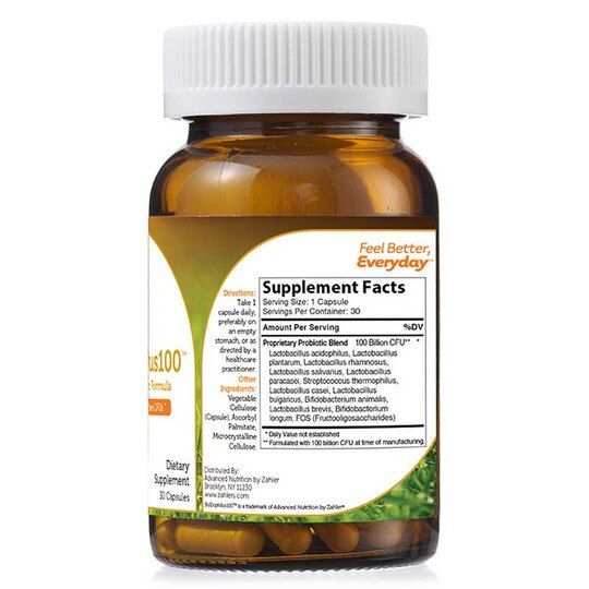 BioDophilus 100 Billion CFU Probiotic, 30 Capsules, ZHL