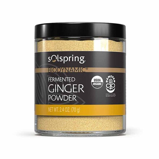 Biodynamic Fermented Ginger Powder Organic, 2.4 Oz, SOL