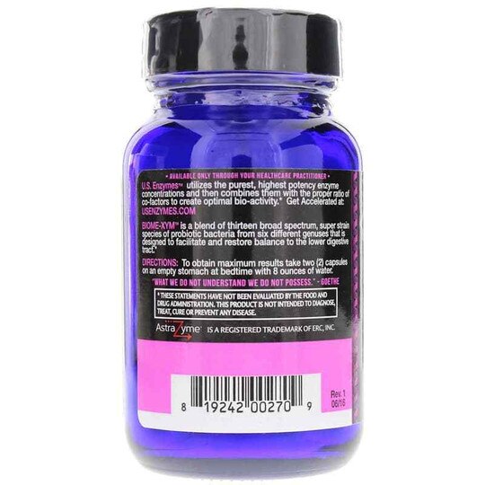 Biome-Xym Intestinal Support, 62 Veg Capsules, USE