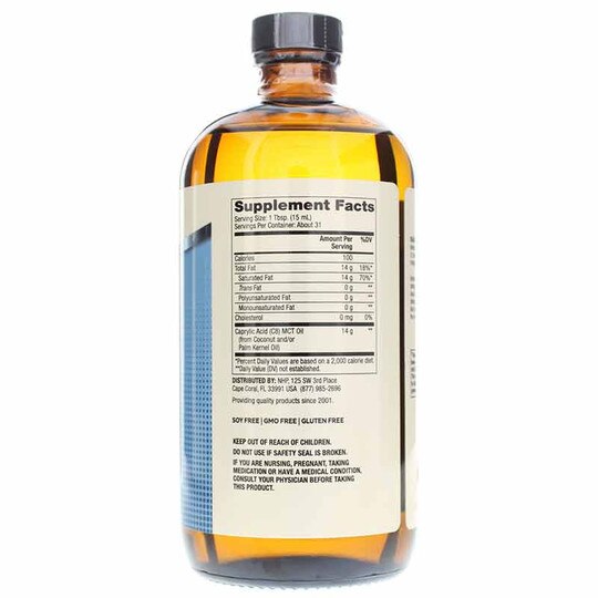 Biothin Ketone Energy MCT Oil, 16 Oz, DRM